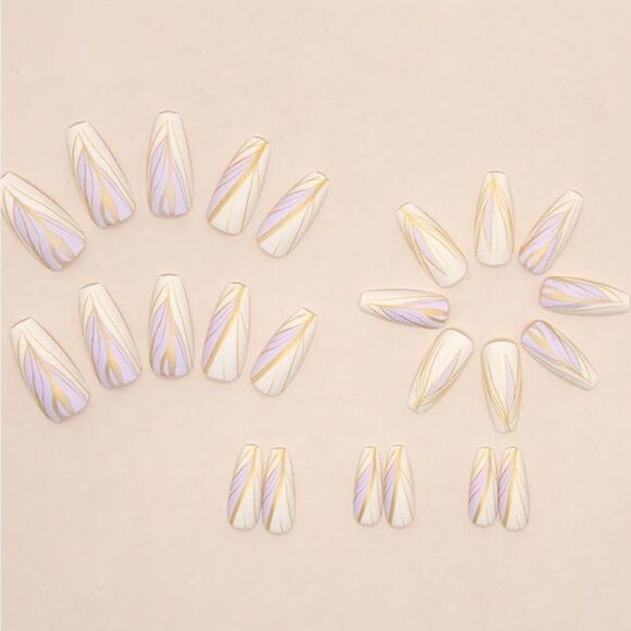 TBRZTR Press on Nails Medium, Artificial Acrylic Fake Nails - Picture 2 of 3